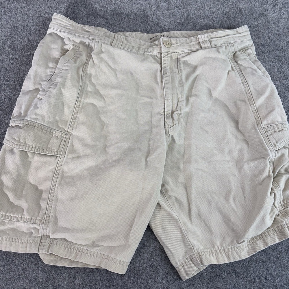 Tommy Bahama Men's Cargo Shorts Size 38 (Fits 36) Relax Khaki Tan Casual Outdoor